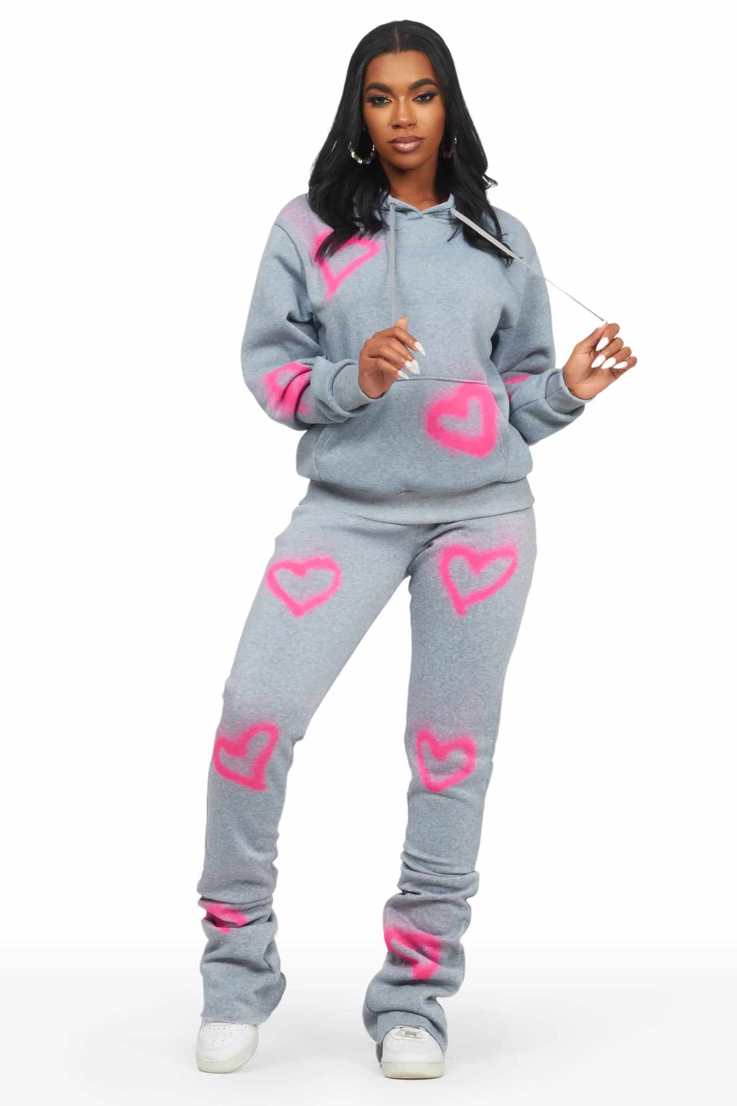 Monika Heather Grey Super Stacked Trackset