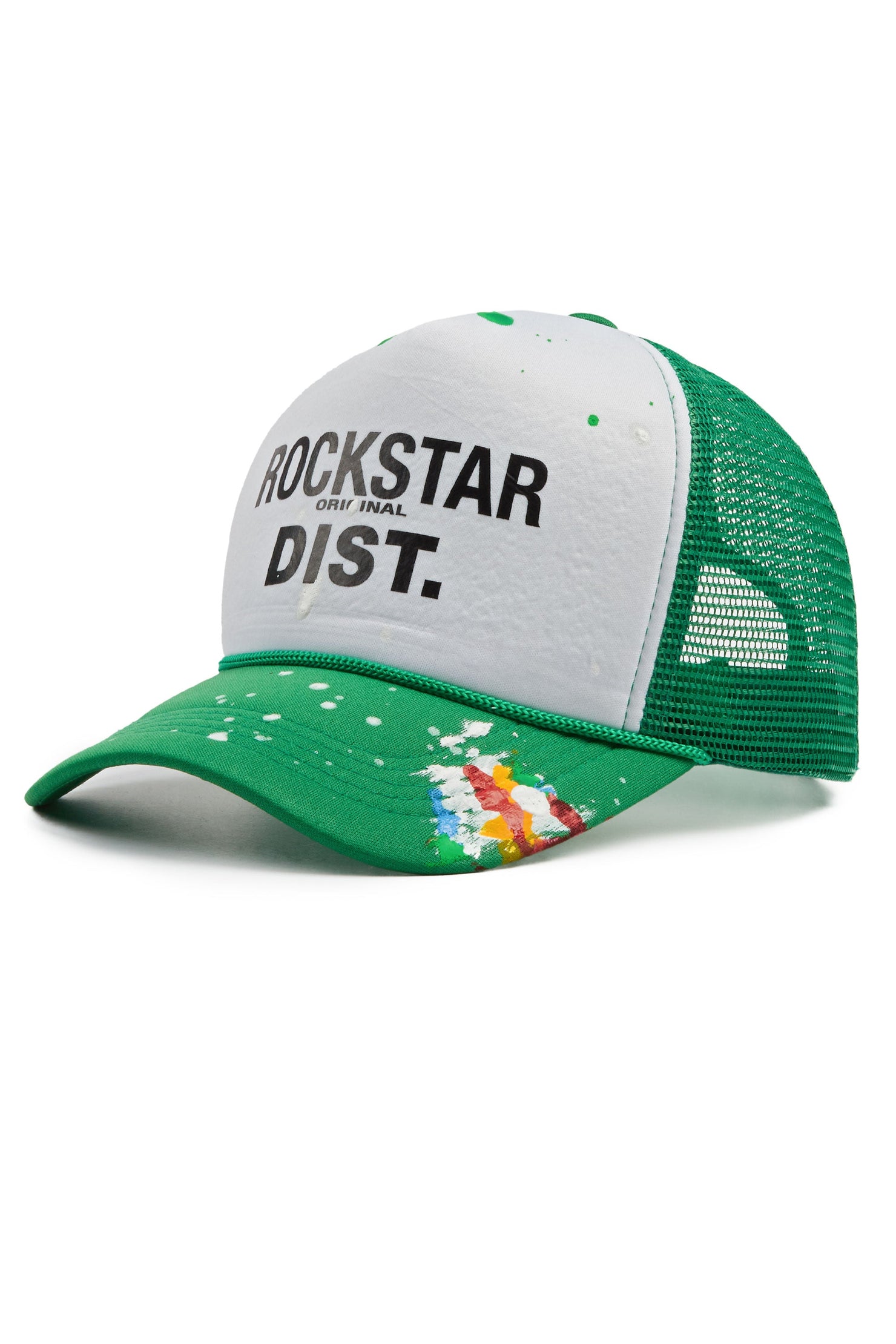 Good Side Only White/Green Trucker Hat