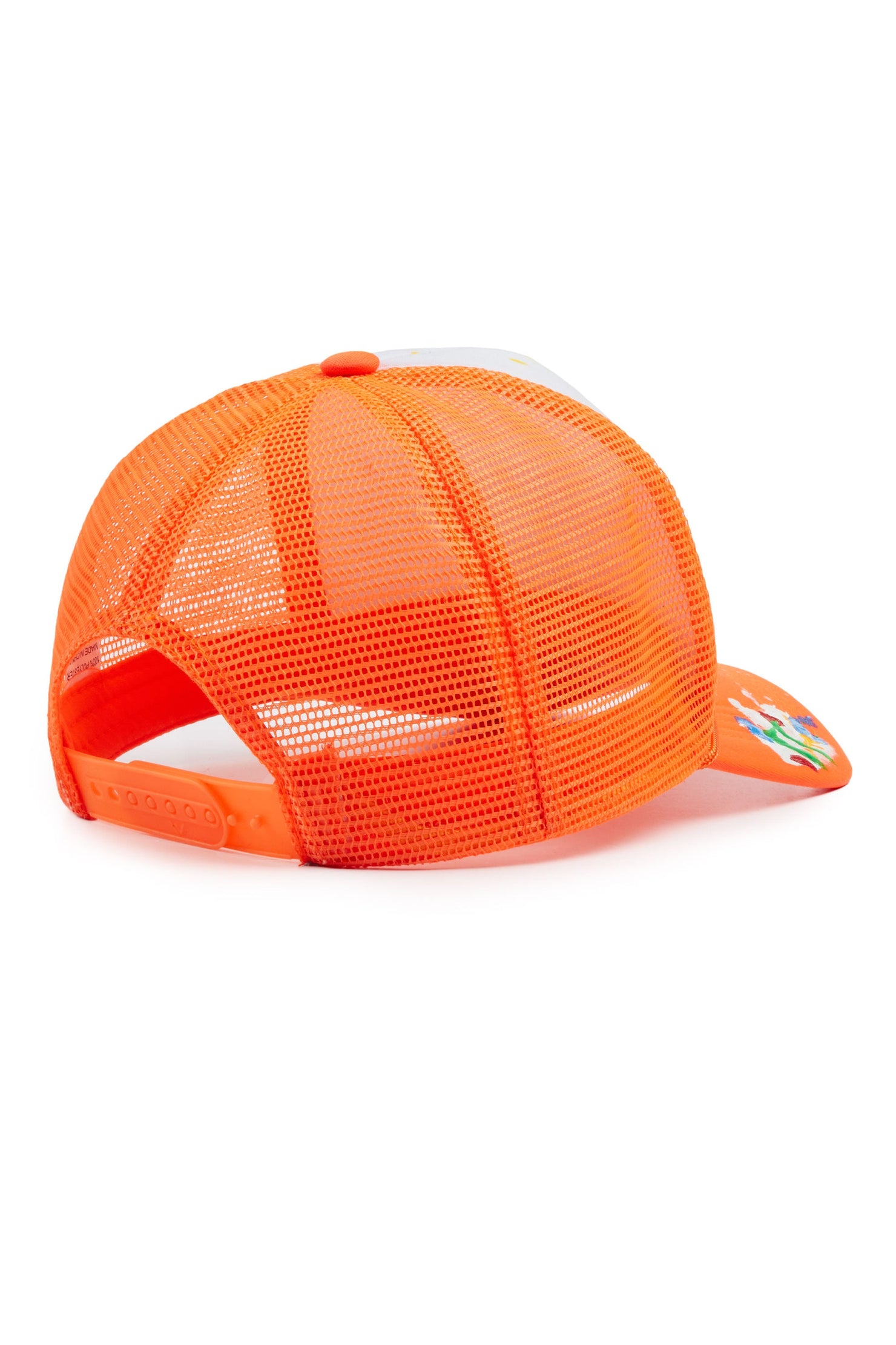 Boys Neptune White/Orange Trucker Hat