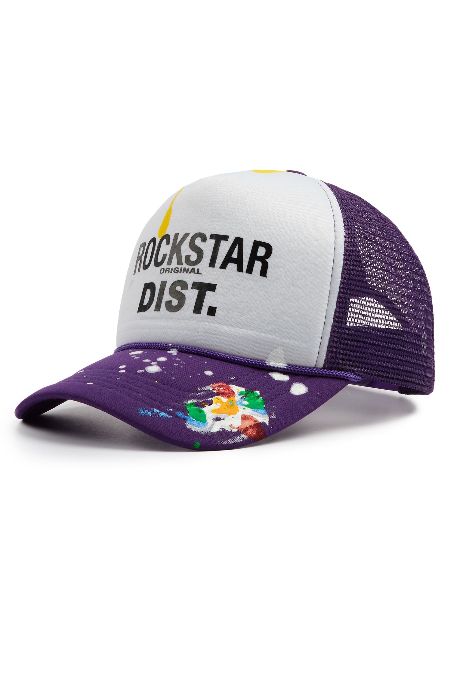 Good Side Only White/Purple Trucker Hat