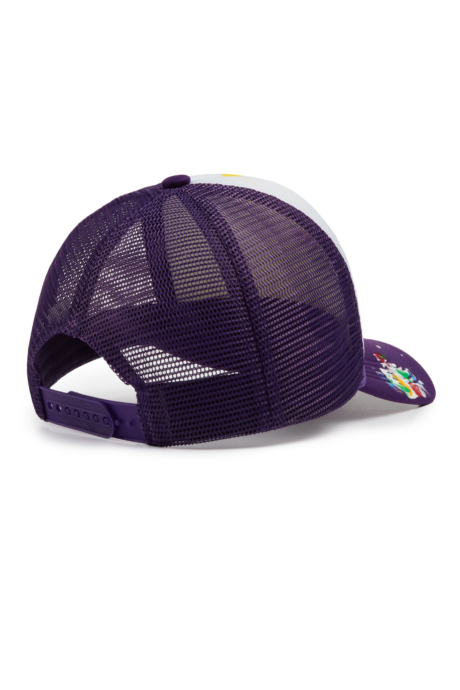 Good Side Only White/Purple Trucker Hat