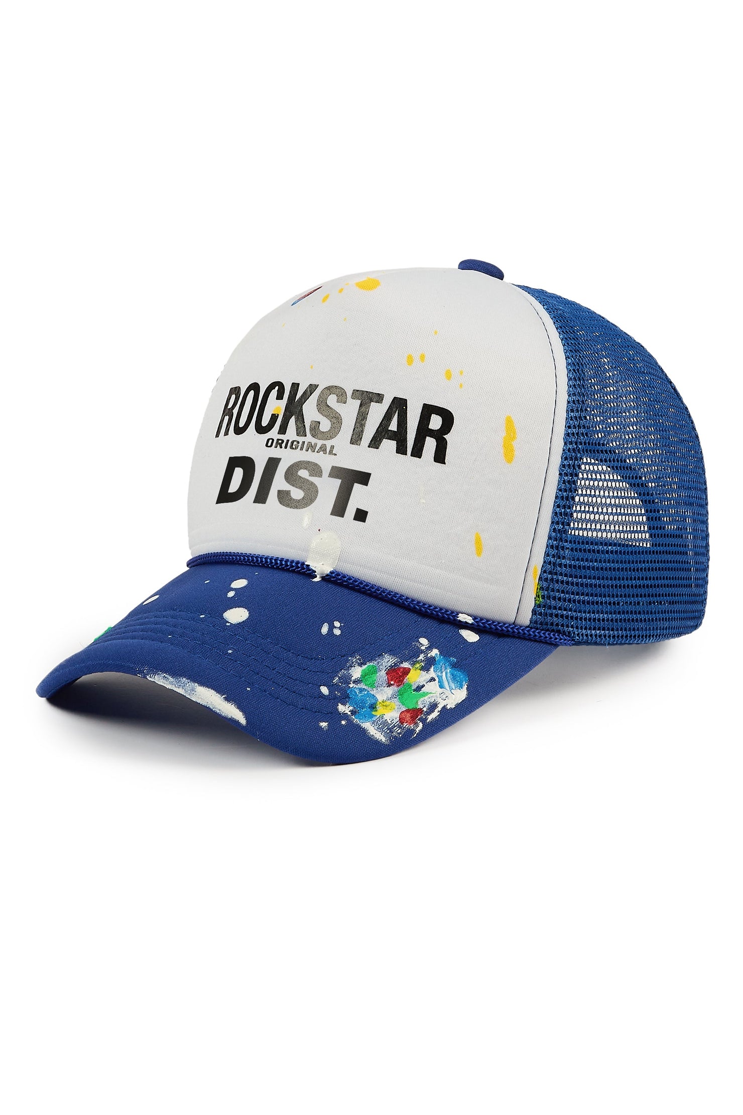 Good Side Only White/Royal Blue Trucker Hat