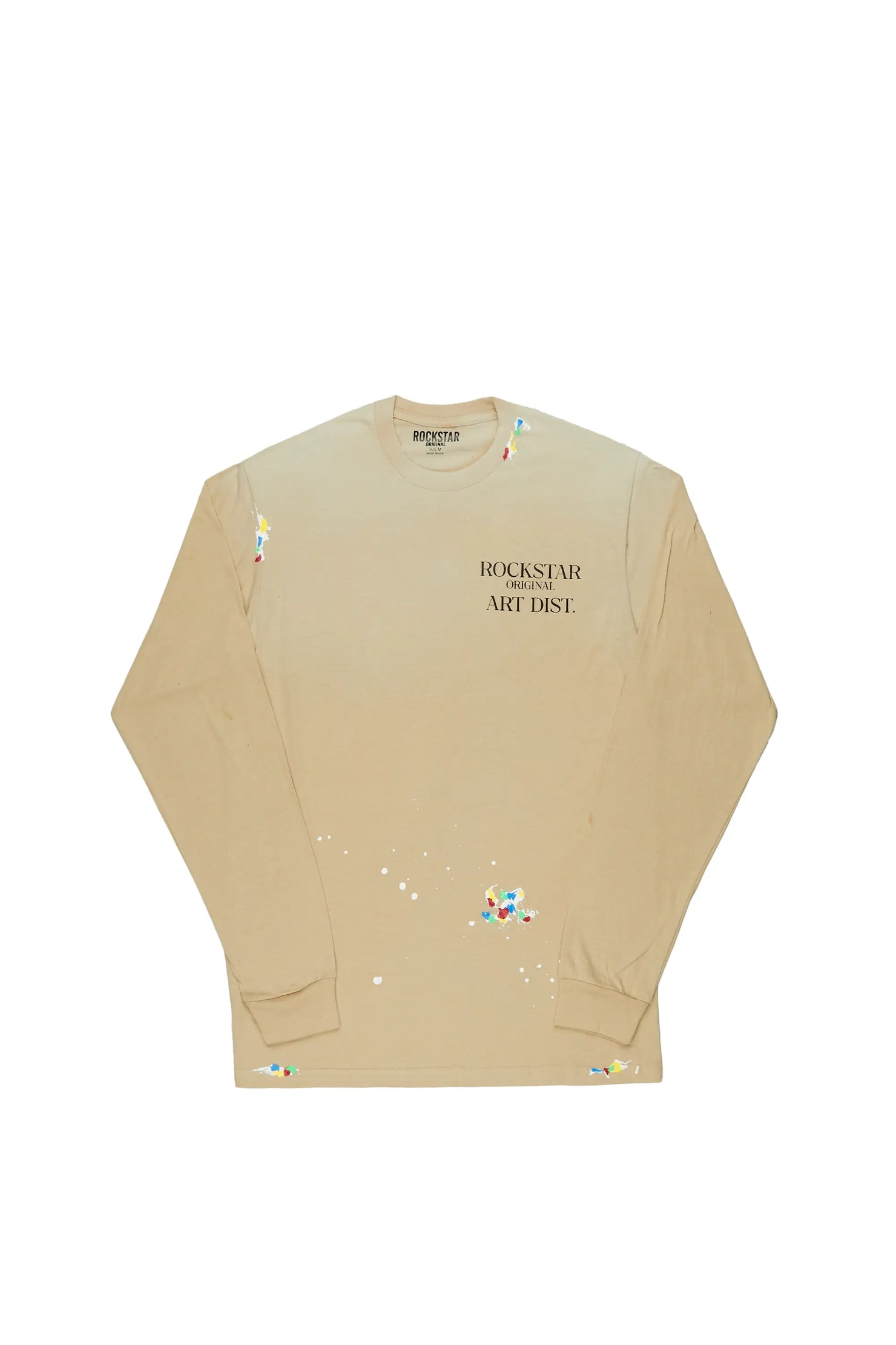 Palmer Beige Long Sleeve T-Shirt