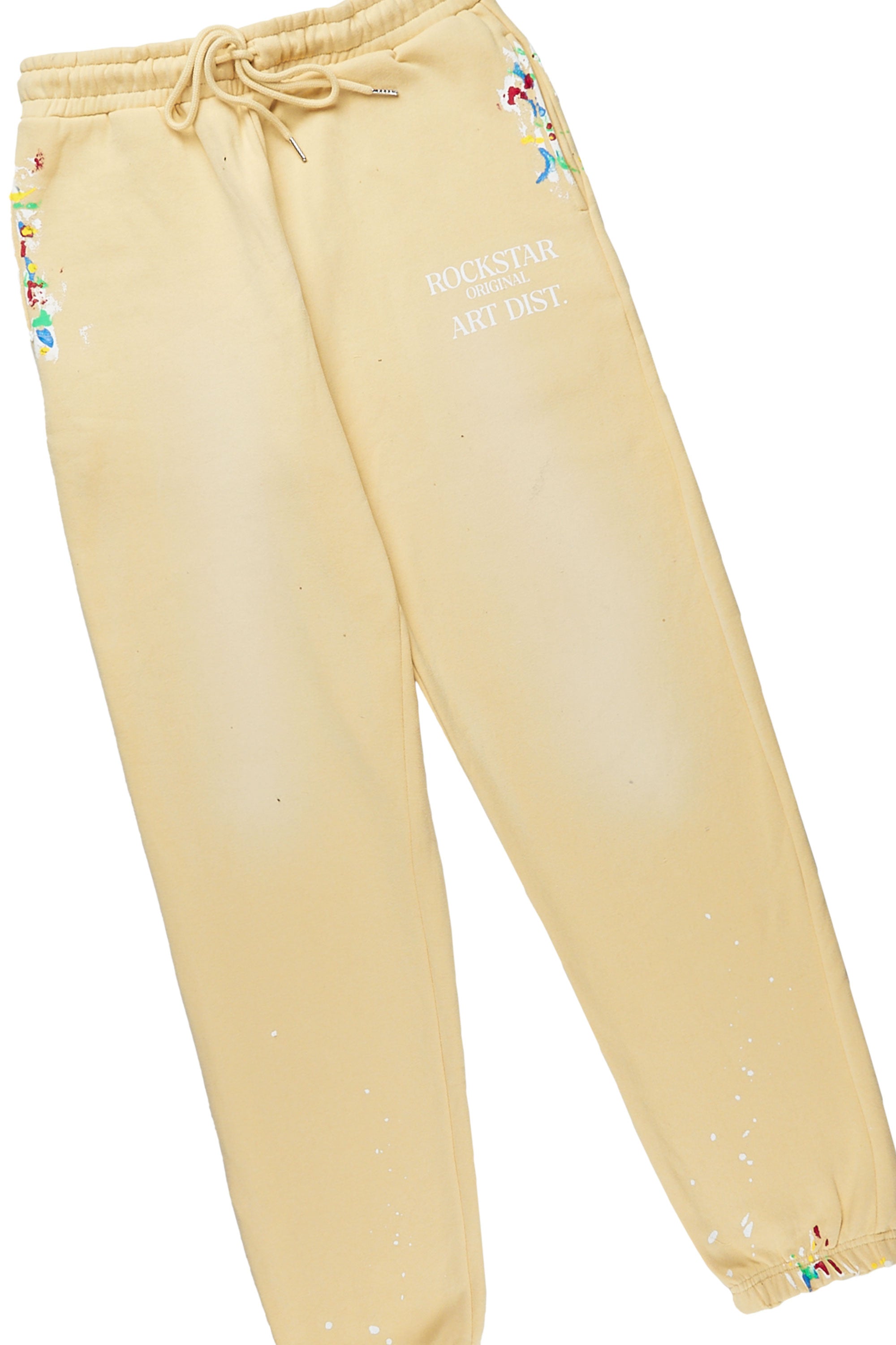 Yellow rockstar hot sale jogging suit