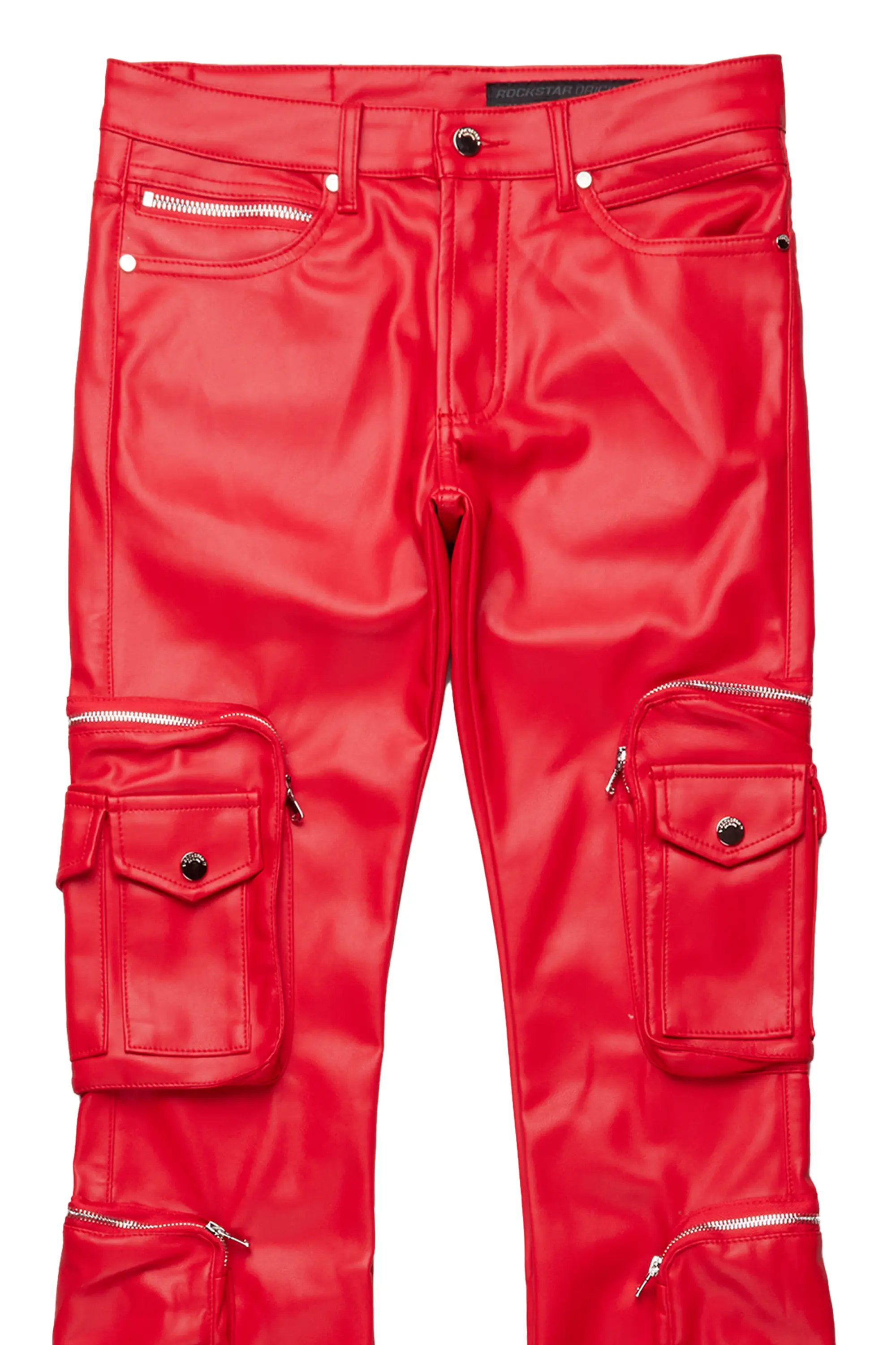 Red Lederhosen High Waist Faux Leather Faux Leather Pants Women For Women  Slim Elasticity, Fashionable Three Button Design, Skinny Jeans For Femme  From Missher, $20.16 | DHgate.Com