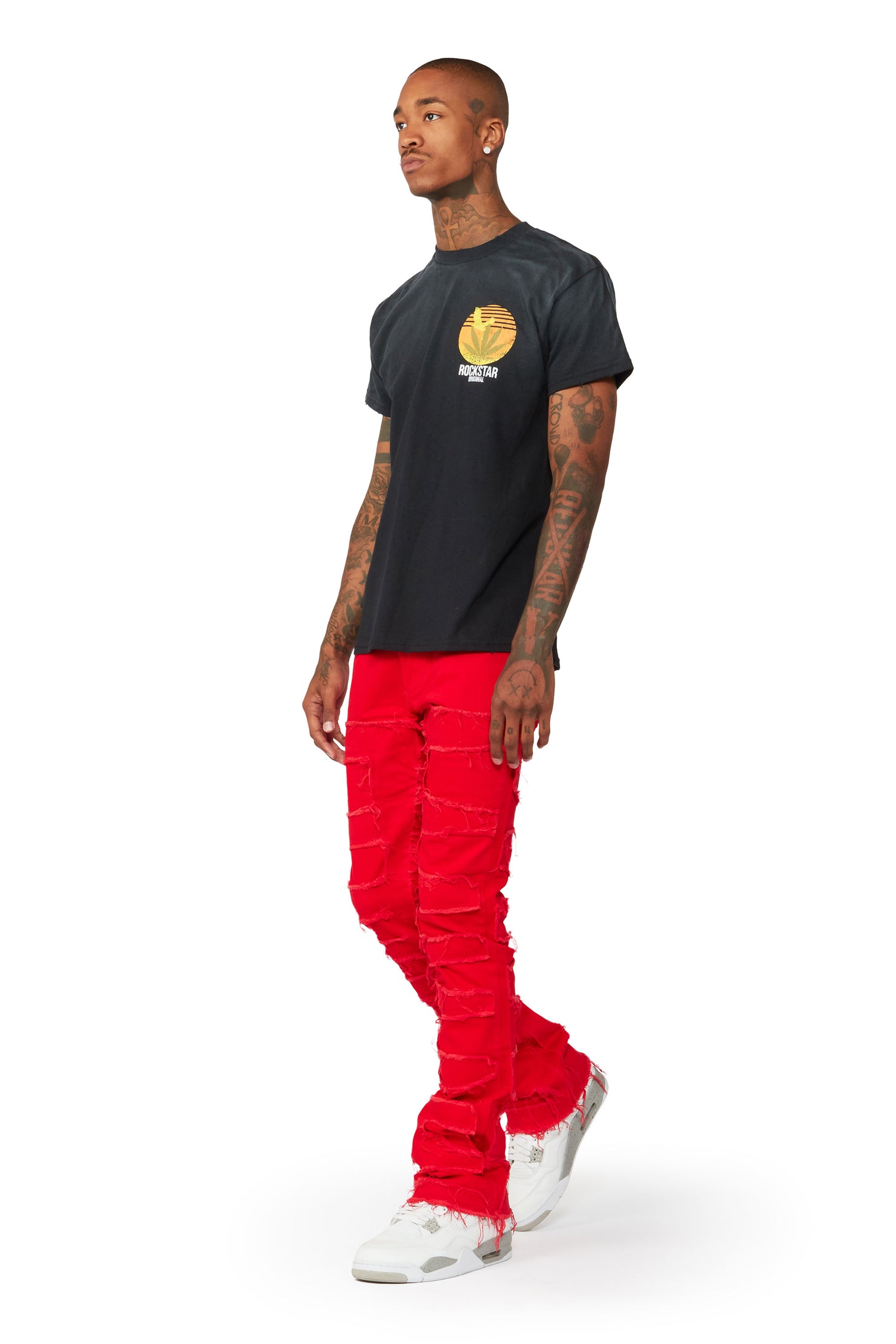 Men's Rockstar Flare Dancin' Pants. A Fitted Low-rise Man Pant by Amae Love  Designs 
