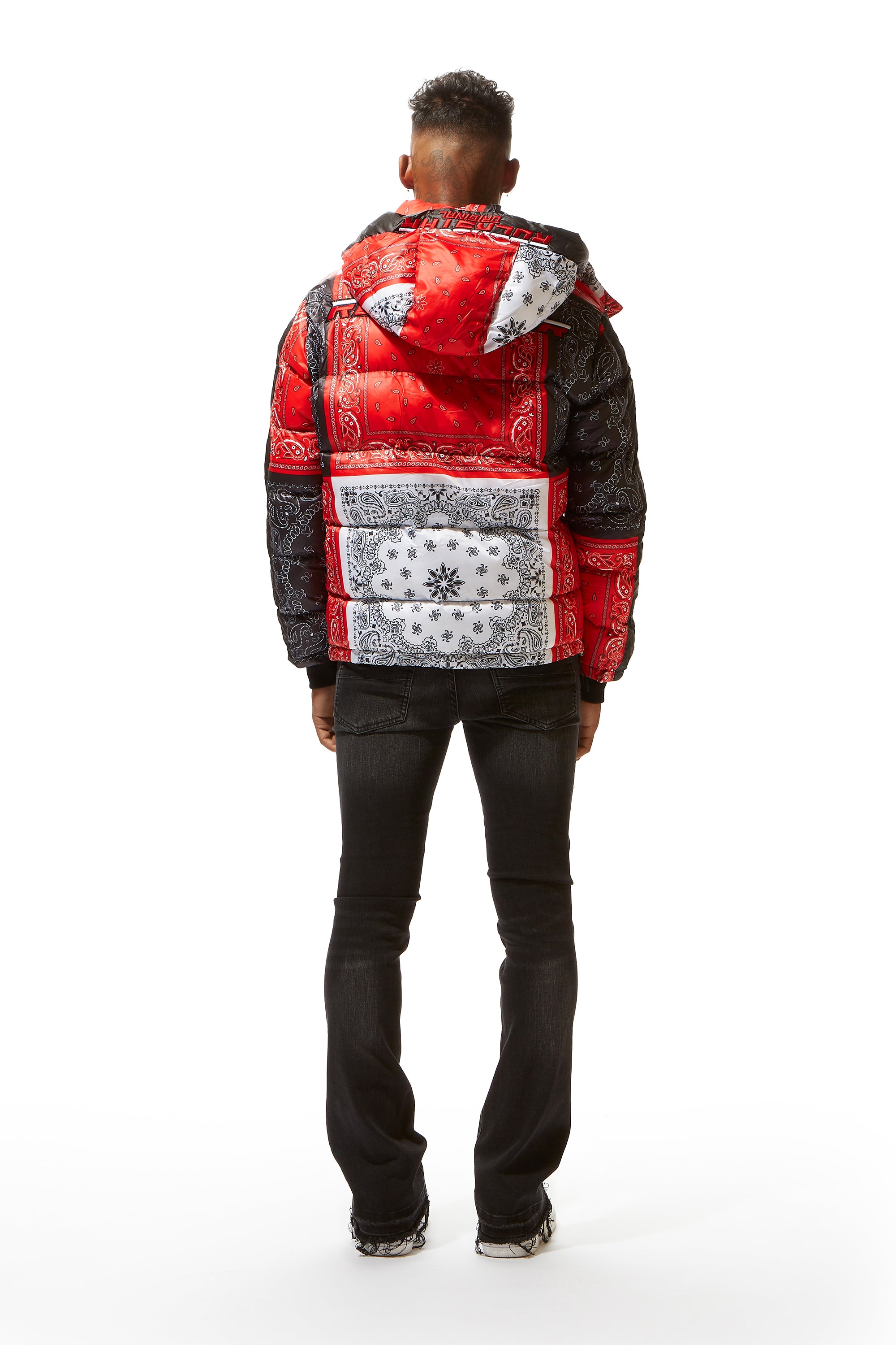 KYRO PUFFER JACKET- RED– Rockstar Original