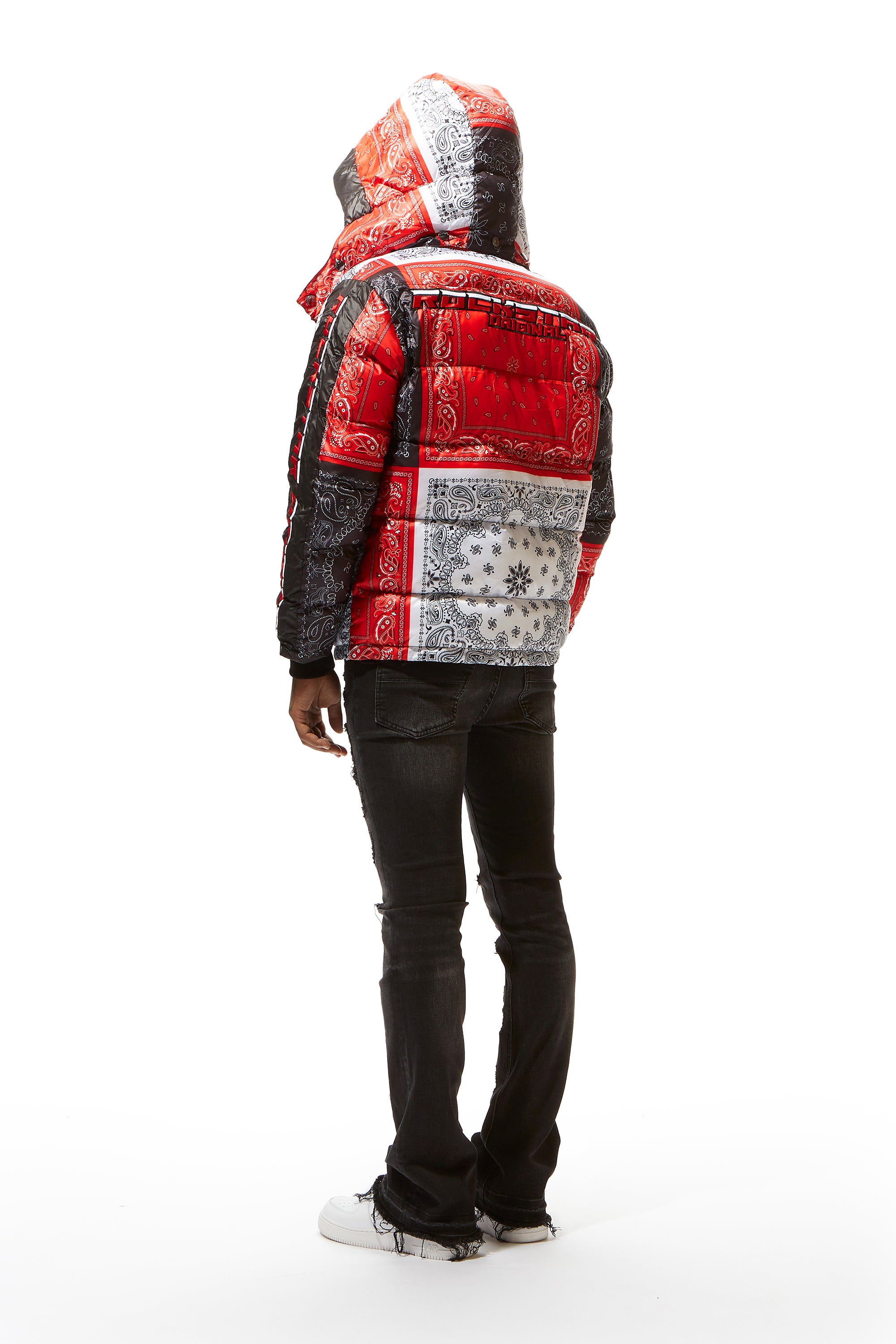 KYRO PUFFER JACKET- RED– Rockstar Original