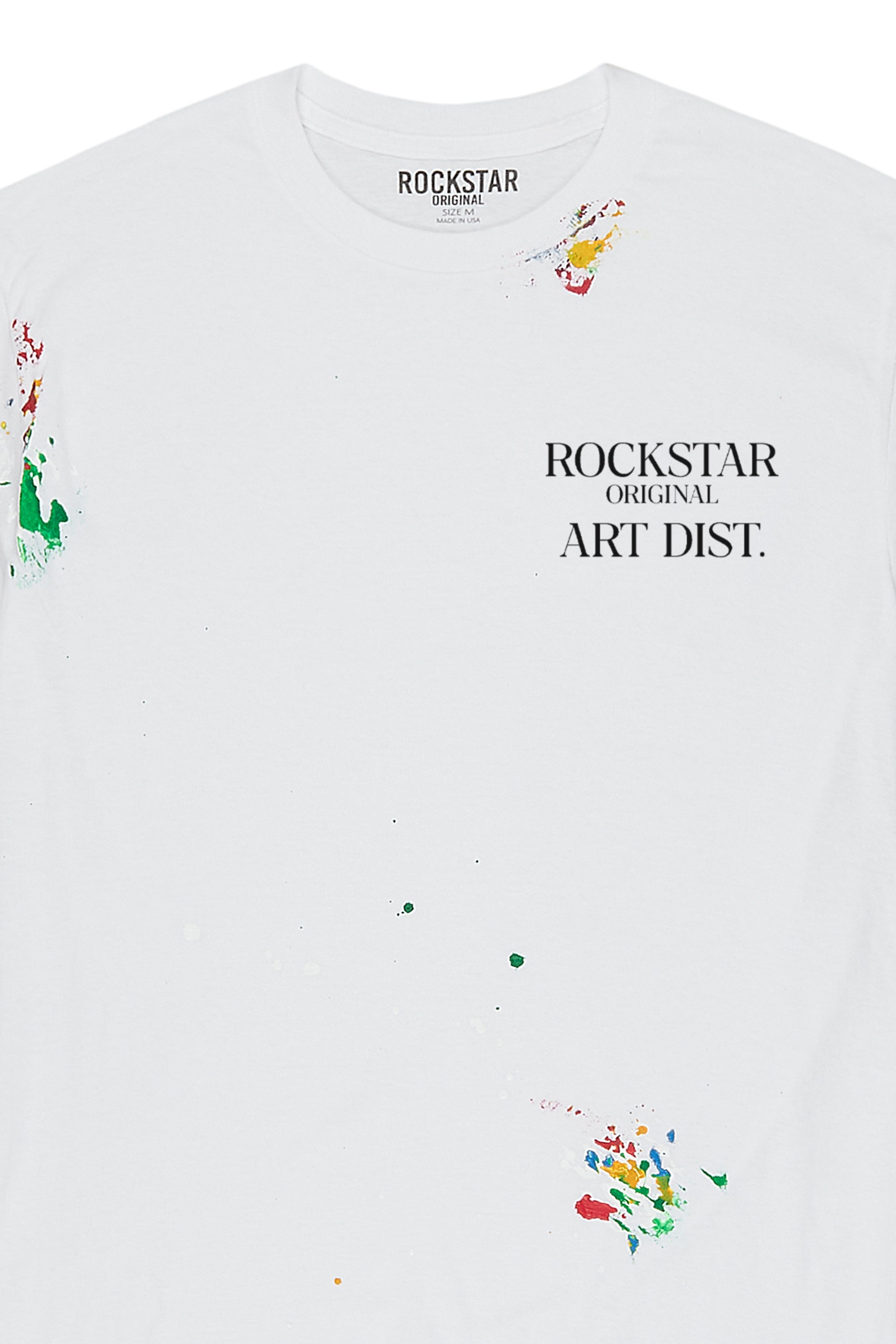 Palmer White Graphic T-Shirt– Rockstar Original