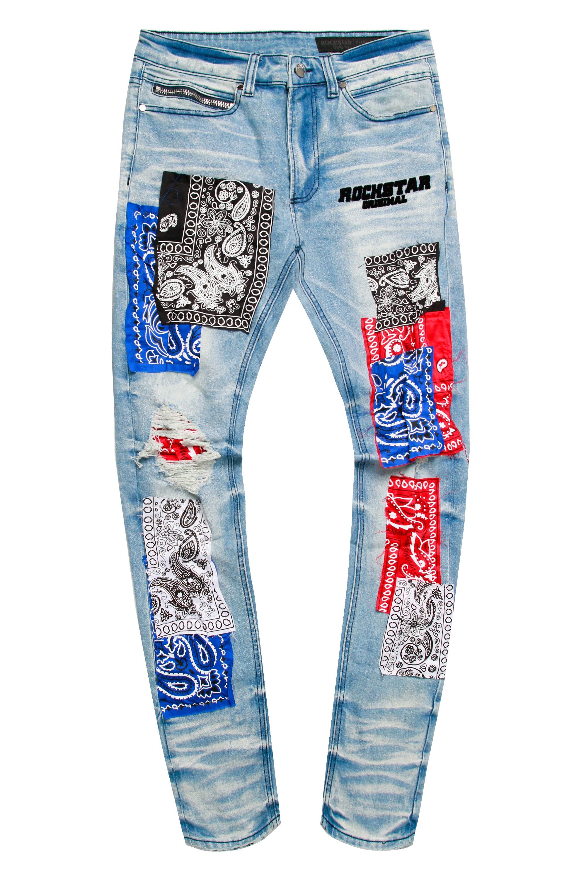 Blue best sale bandana jeans