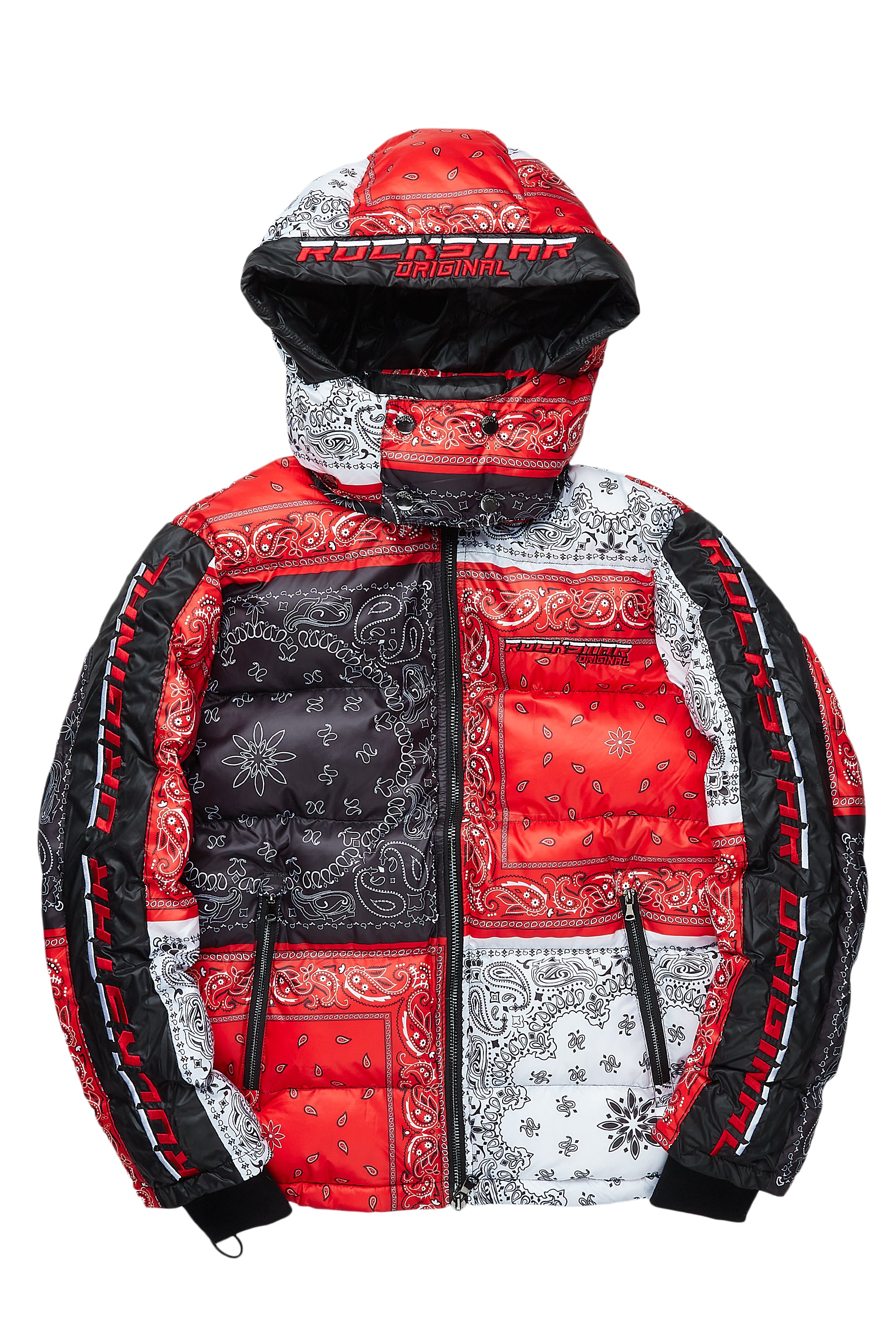 KYRO PUFFER JACKET- RED– Rockstar Original