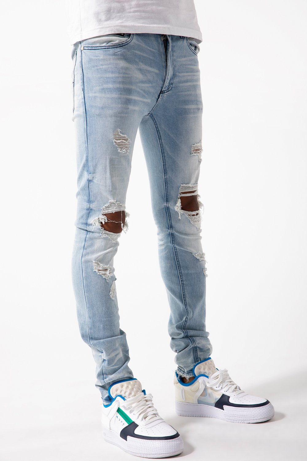 Rockstar Made Stacked Skinny Jeans - Dark Wash, Fashion Nova, Mens Jeans