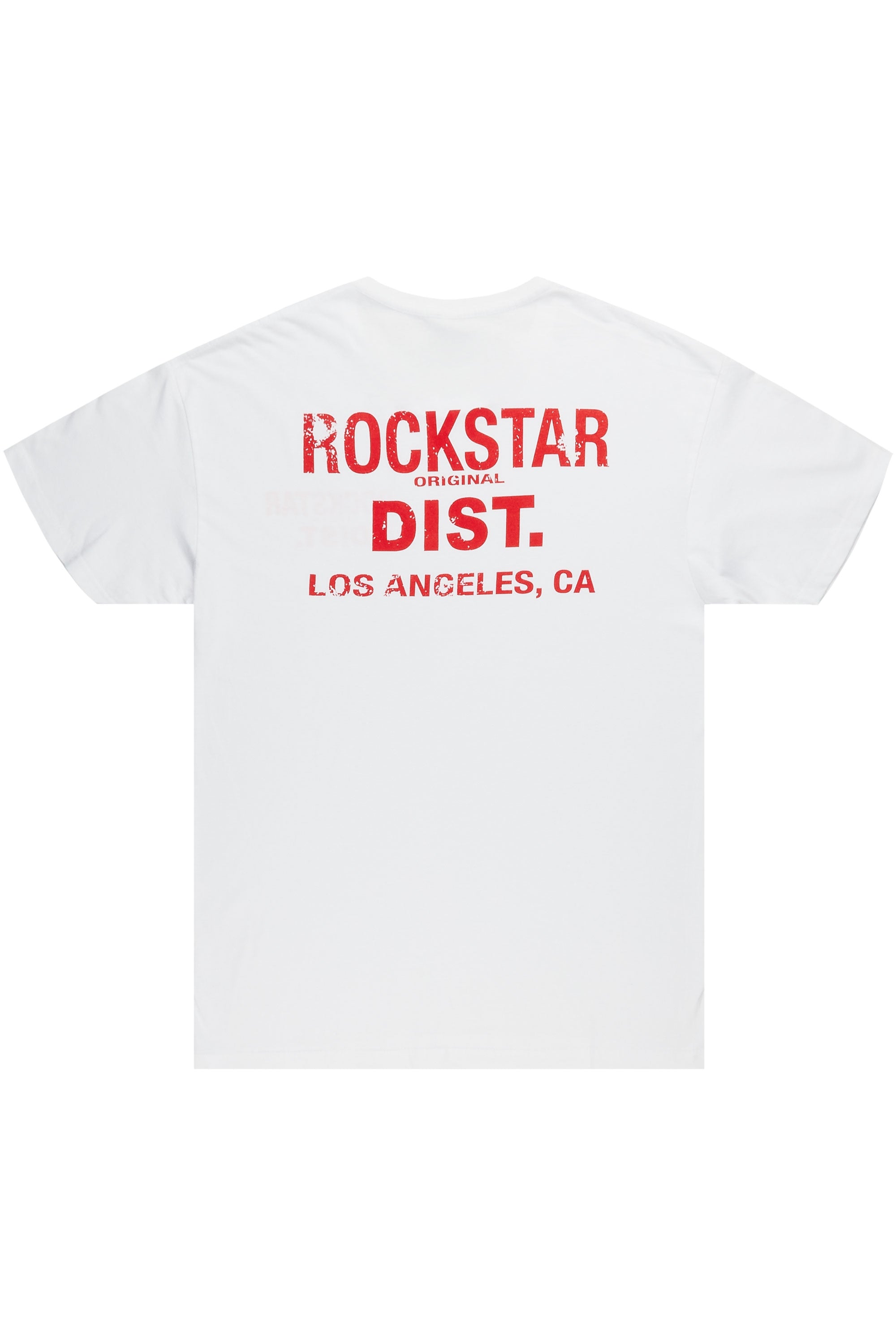 Lake White Red Graphic T Shirt Rockstar Original