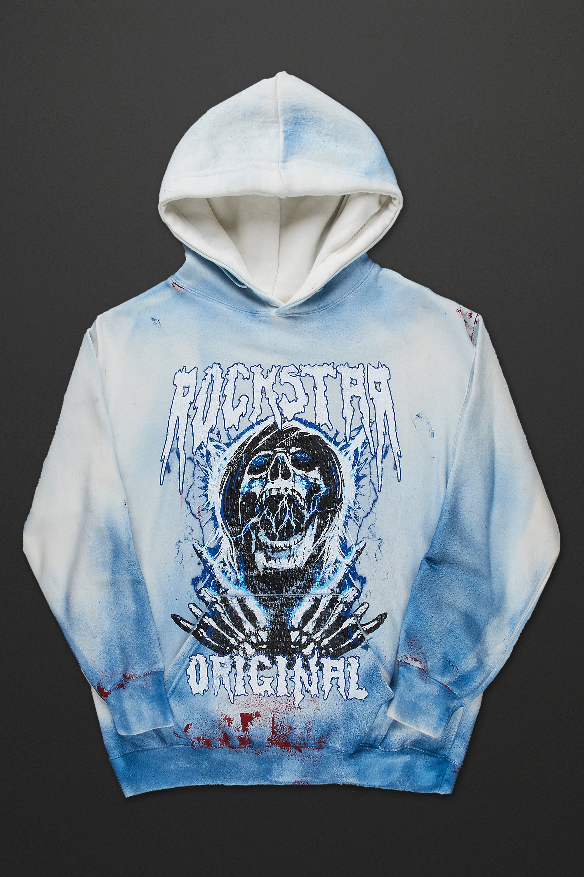 ZONE PRINTED HOODIE-ROYAL BLUE– Rockstar Original